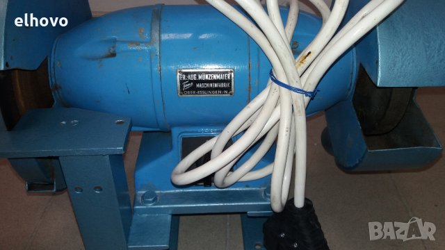 Немски трифазен шмиргел FAMO Fr.Aug.Munzenmaier Esslingen , снимка 2 - Други инструменти - 27774067