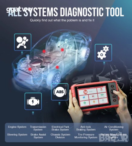 Автомобилна диагностика LAUNCH CRP909X, снимка 4 - Аксесоари и консумативи - 27745897