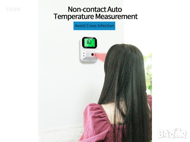 НОВИ! Безконтактен инфрачервен термометър автоматичен, снимка 3 - Други - 37842338