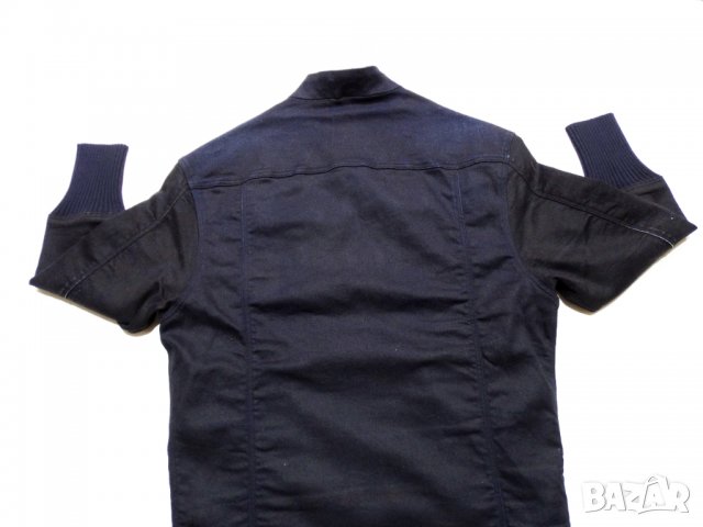 Ново и НАМАЛЕНО! G-star Raw MIDGE DENIM BOMBER Дамско Дълго Яке Размер S/М, снимка 13 - Якета - 34613048