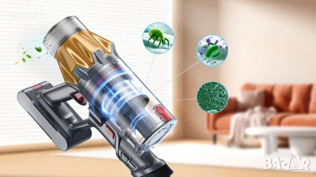 Вертикална прахосмукачка Rohnson M15 Mamba X Sense * Безплатна доставка * Гаранция 2 години, снимка 12 - Прахосмукачки - 48342913