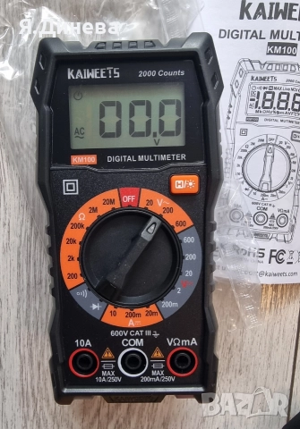 Цифров мултицет Kaiweets, снимка 3 - Друга електроника - 52674592