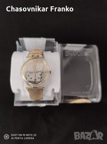 Swatch уникален дизайнерски елегантен стилен и марков оригинален часовник, снимка 4 - Дамски - 32348937
