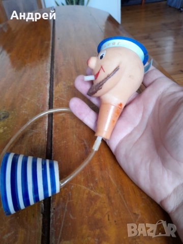 Стара помпа за бутилка,шише,Моряк,Слънчев бряг, снимка 5 - Други ценни предмети - 33146270