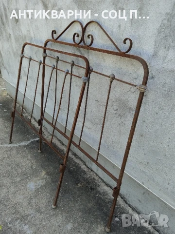Комплект Стари Ковани Табли От Ретро Легло / 20 кг. , снимка 3 - Антикварни и старинни предмети - 50824262