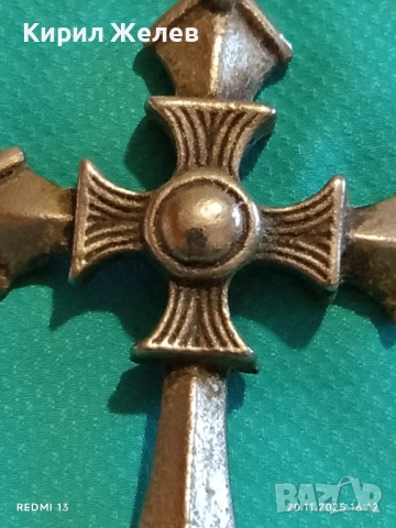 КОЛИЕ с КРЪСТ КРАСИВ МОДЕН АКСЕСОАР ДИЗАЙНЕРСКИ МНОГО КРАСИВ 13700, снимка 4 - Колиета, медальони, синджири - 52481355