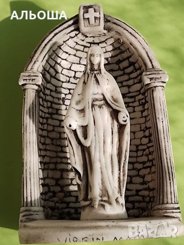 Статуя на Дева Мария, снимка 3 - Антикварни и старинни предмети - 37363208