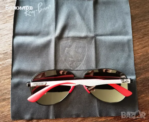  Слънчеви очила RAY-BAN  SCUDERIA FERRARI RB8313-M F0096G, снимка 12 - Слънчеви и диоптрични очила - 50335888