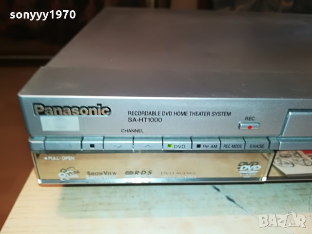 panasonic sa-ht1000 dvd recorder germany 0807211252, снимка 8 - Плейъри, домашно кино, прожектори - 33460513