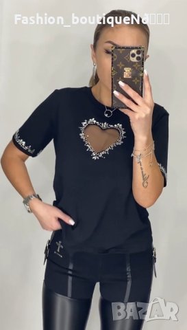 Блуза Crystal Heart  , снимка 1 - Тениски - 43884309