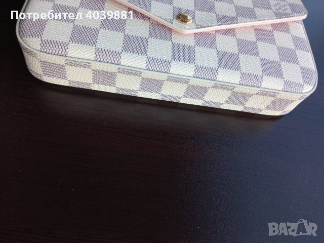 Дамска чанта LOUIS VUITTON Pochette Félicie Damier Azur Луи Витон, снимка 7 - Чанти - 44900790