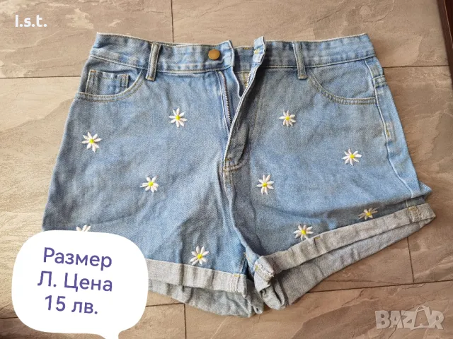 дамски къси дънки , снимка 3 - Дънки - 48659931