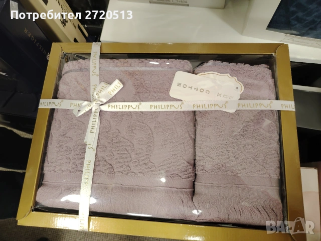 Луксозен комплект хавлиени кърпи – бамбук и памук, снимка 4 - Хавлиени кърпи - 53194538