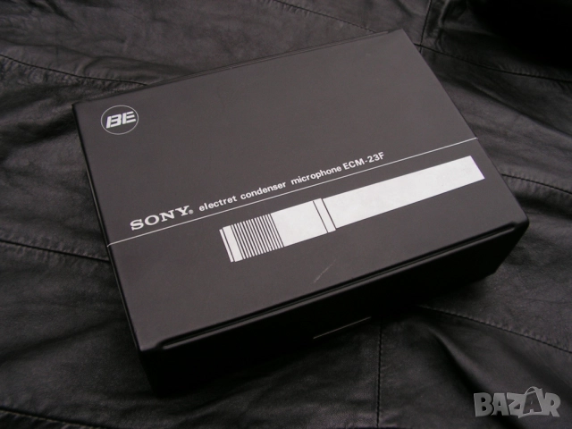 Кондензаторен – електретен микрофон Sony ECM-23F,  Винтидж, снимка 17 - Микрофони - 52731352