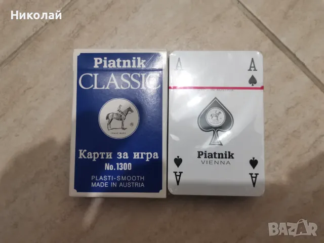 Нови карти за игра Piatnic classic № 1300 , снимка 2 - Карти за игра - 49445519