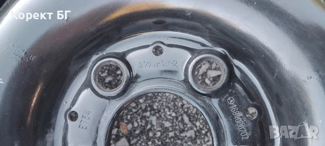 Продавам джанти за Mercedes 5½Jx15H2 ET54 , снимка 4 - Гуми и джанти - 51825670