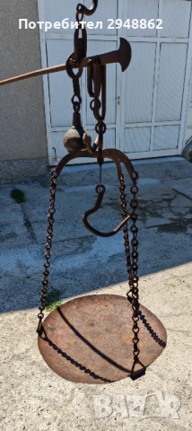 паланца (стара везна, стар кантар) , снимка 3 - Антикварни и старинни предмети - 51255922