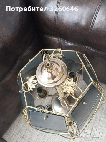 Винтидж тъч лампа, снимка 2 - Настолни лампи - 53477374