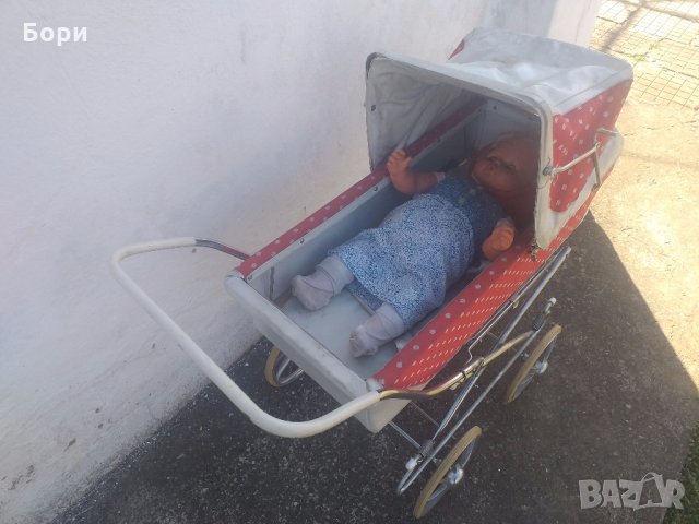 Стара българска детска количка, снимка 2 - Кукли - 32351179