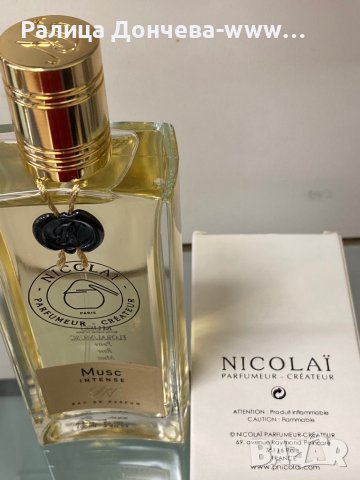 ПАРФЮМ В ТРАНСПОРТНА ОПАКОВКА-NIKOLAI-LES MUSK, снимка 5 - Унисекс парфюми - 37105903