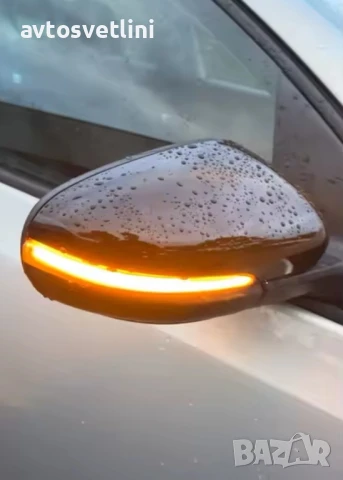 LED Динамични Бягащи Мигачи за Огледала – VW Golf 6 MK6 / GTI / R20, снимка 9 - Части - 50661408
