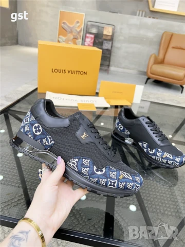 LV Lous Vuiton Редки дизайнерски Маратонки Кецове Унисекс Мъжки дамски, снимка 5 - Маратонки - 50744990