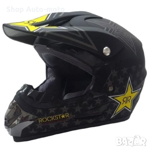 Каска за мотор Automat, Кросова, 0222, S и M размер, Черен, снимка 2 - Аксесоари и консумативи - 50577594