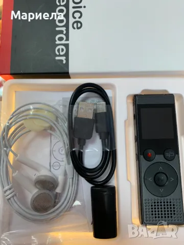 128GB Цифров диктофон / Възпроизвеждане с двоен микрофон 3072Kbps AB / Намаляване на шума, снимка 3 - Друга електроника - 49540586
