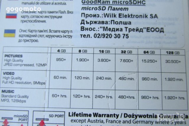 ПРОМОЦИЯ Карта памет 32 GB INTENSO,MAXELL micro SD + SD адаптер,Class 10/ ЛОТ 2БР. = 38 лв., снимка 15 - Карти памет - 32401820