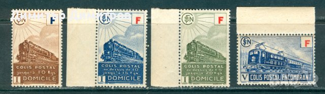 Франция 1941г. - "локомотиви"  комплектна чиста серия
