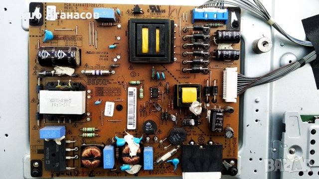 LG 32LV3400 със дефектирала матрица ,LGP32-11PUCI ,EAX64272803(0) ,6917L-0069D ,6870C-0368A, снимка 7 - Части и Платки - 27598909