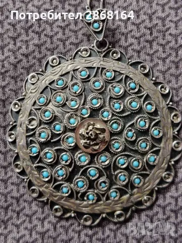 Старо сребърно колие 