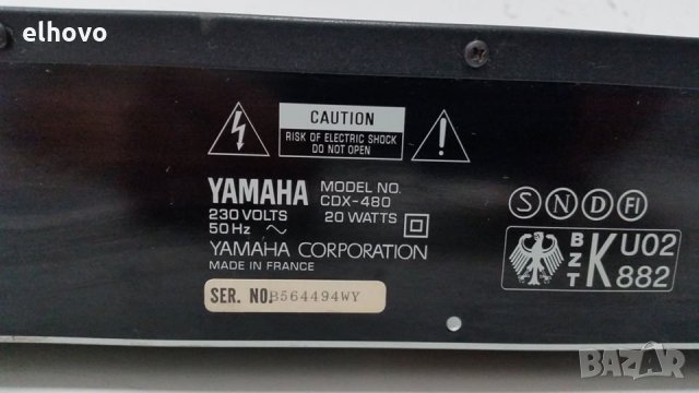 CD player Yamaha CDX-480, снимка 8 - MP3 и MP4 плеъри - 28869373