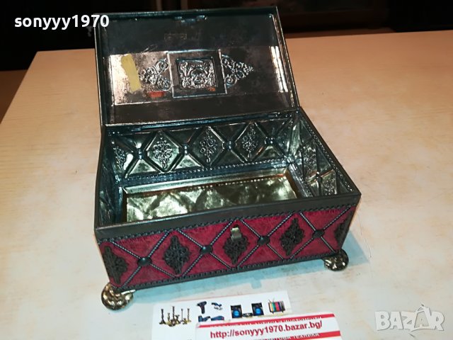 МЕТАЛНА КУТИЯ ОТ ФРАНЦИЯ 2910222012, снимка 6 - Антикварни и старинни предмети - 38494283