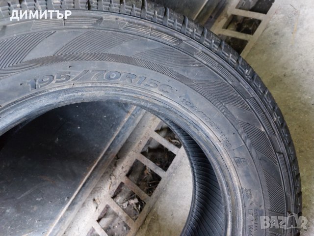 Само 1бр.НОВА зимна HANKOOK 195/70/15C 104R DOT 2618, снимка 6 - Гуми и джанти - 40448501