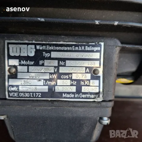 червячен редуктор, снимка 2 - Електродвигатели - 50026374