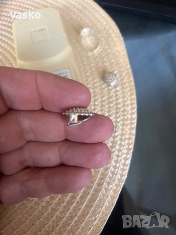 Сребро 5,7 грама комплект, снимка 6 - Бижутерийни комплекти - 53538251