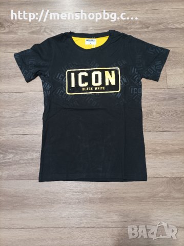 Мъжка тениска код 907 -  черна