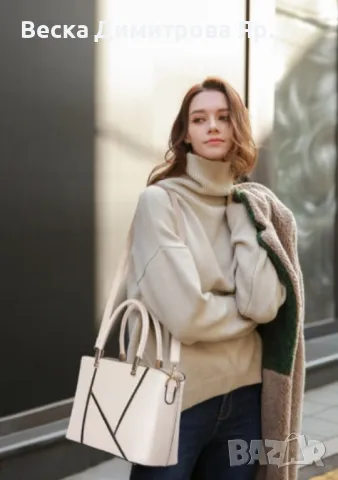 Три броя чанти неопънк. Подарък огледалце, снимка 6 - Чанти - 48071131