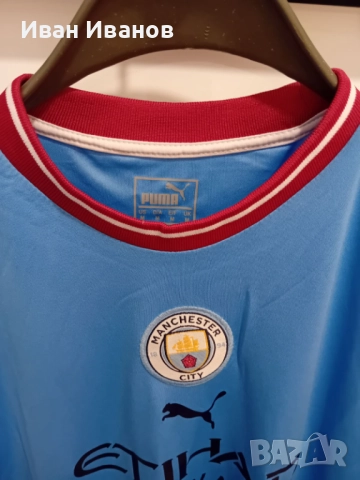 Чисто нов оригинален екип на Манчестър Сити - Ерлинг Холанд, снимка 3 - Футбол - 51664805