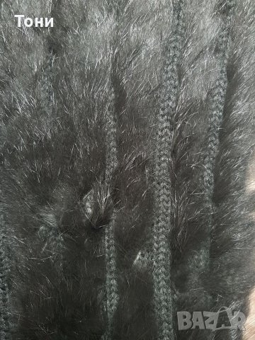 Елек плетиво и естествен заешки косъм , снимка 7 - Елеци - 35254054