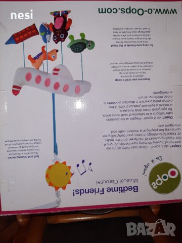 Музикална бебешка въртележка за кошара , снимка 2 - Музикални играчки - 40833622