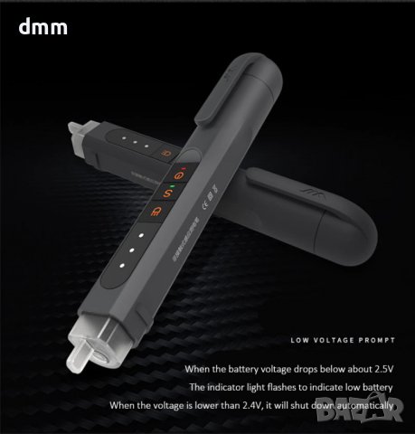 Безконтактен тестер детектор за откриване на фаза, снимка 3 - Други инструменти - 37843502