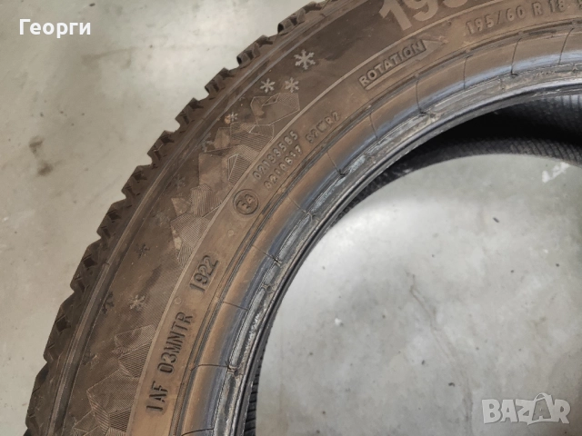 2бр.зимни гуми 195/60/18 Semperit, снимка 8 - Гуми и джанти - 51855953