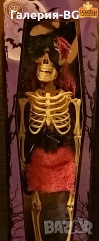 Halloween: Кукли на мъжки и женски скелет, фигурки хелоуин , снимка 3 - Кукли - 32366262