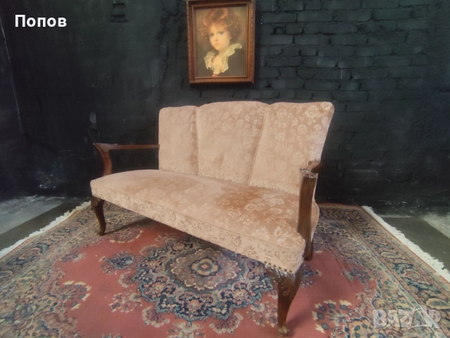 Пейка - Диван в стил Луи XV, снимка 2 - Дивани и мека мебел - 52355568