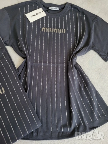 овърсайз тениска miu miu , снимка 4 - Тениски - 51173953