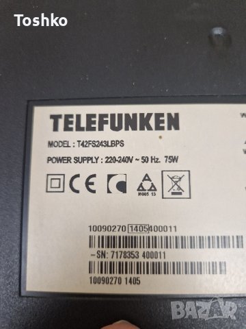 Стойка за ТВ TELEFUNKEN T42FS243LBPS, снимка 2 - Стойки, 3D очила, аксесоари - 44067973