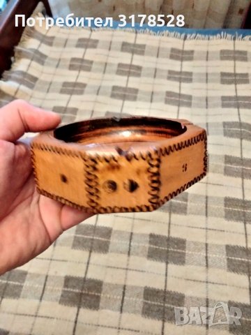 Арт пепелник от дърво , снимка 3 - Други - 38261709