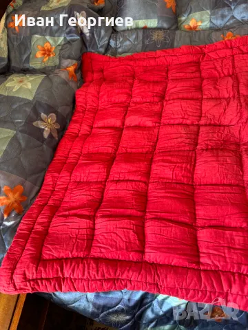 Употребяван юрган детски - 140х100см , снимка 2 - Олекотени завивки и одеяла - 48657364